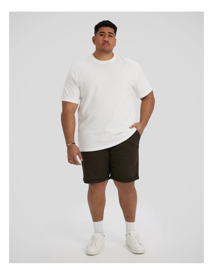 Charlie Canvas Short in Khaki image 4