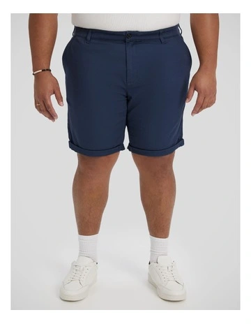 Charlie Canvas Short in Blue