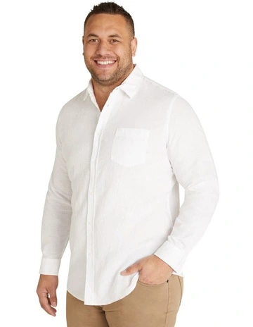 Anders Linen Shirt in White