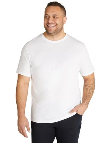 Essential Crew Neck Tee in White