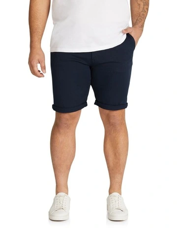 Charlie Canvas Short in Navy