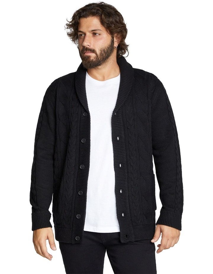 chunky open front sweater