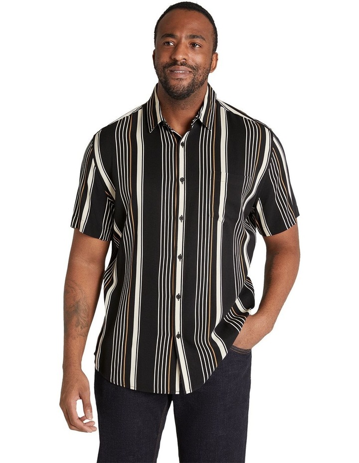 The Harley Stripe Shirt Black