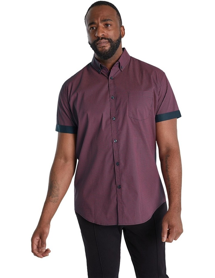 Mens Vintage Short Sleeve Button Up 