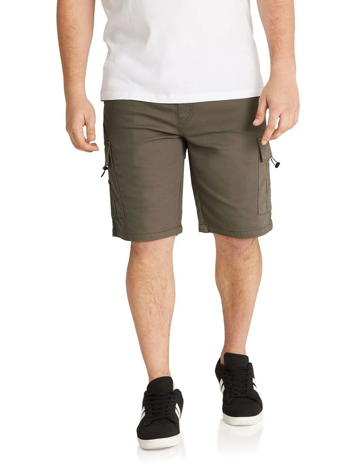 Nelson Knit Cargo Short in Khaki image 1