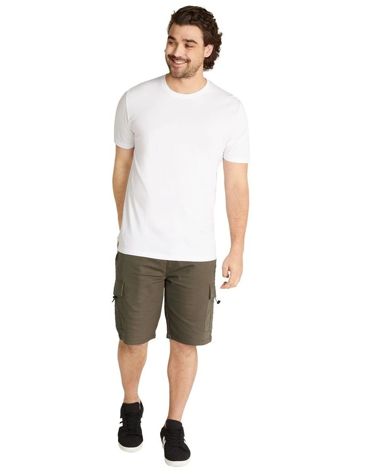 Nelson Knit Cargo Short in Khaki image 5