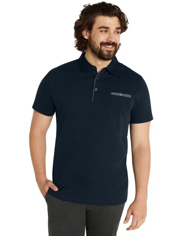 Nico Cotton Polo in Blue