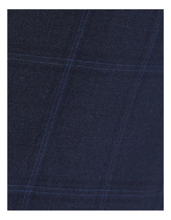 Damon Check Slim Dress Pant in Blue image 6