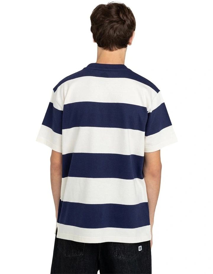 Crail 3.0 Stripe T-thirt in Blue image 2
