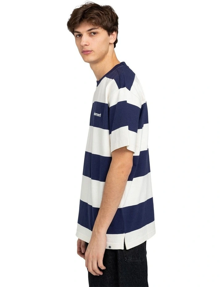 Crail 3.0 Stripe T-thirt in Blue image 3