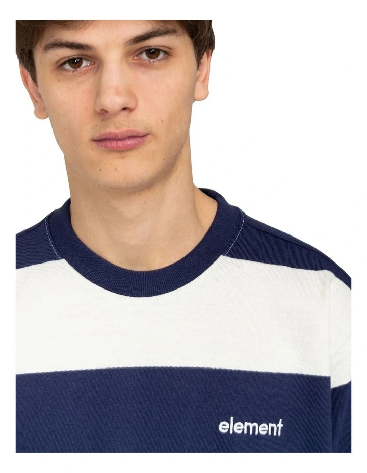 Crail 3.0 Stripe T-thirt in Blue image 4