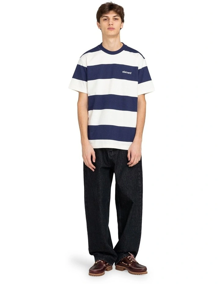 Crail 3.0 Stripe T-thirt in Blue image 5