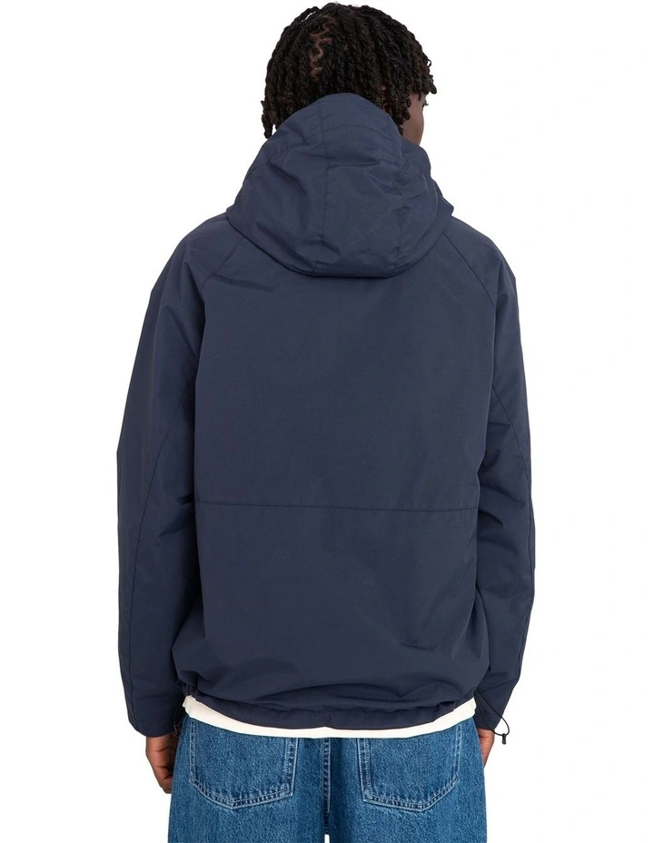 Alder Trekka Hooded Raincoat in Black image 2