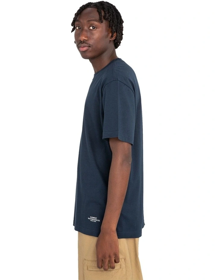 Skateboard Co T-Shirt in Blue image 3