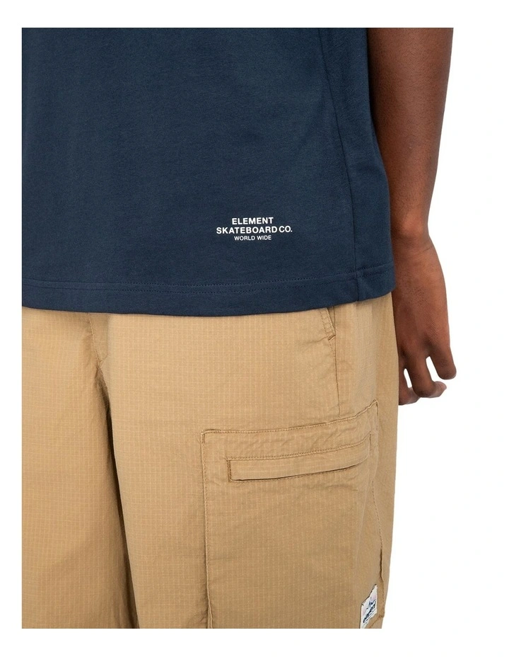 Skateboard Co T-Shirt in Blue image 4