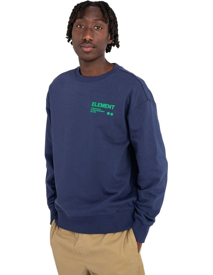 Equipment Relaxed Fit Sweatshirt in Blue image 1