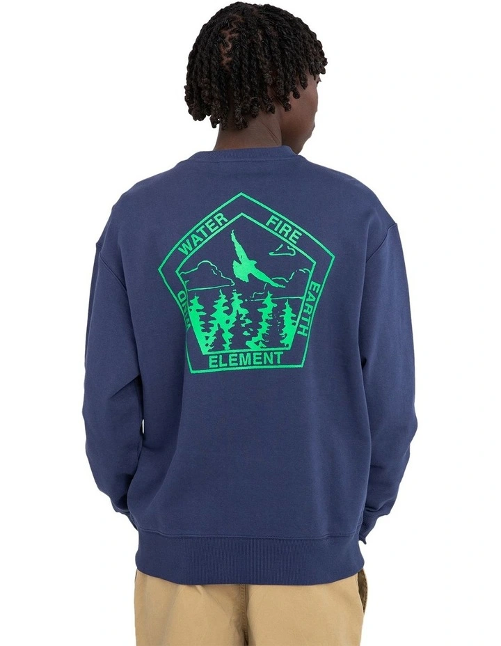 Equipment Relaxed Fit Sweatshirt in Blue image 2