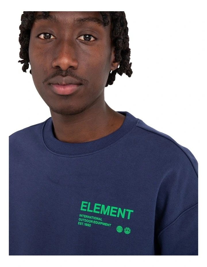 Equipment Relaxed Fit Sweatshirt in Blue image 4