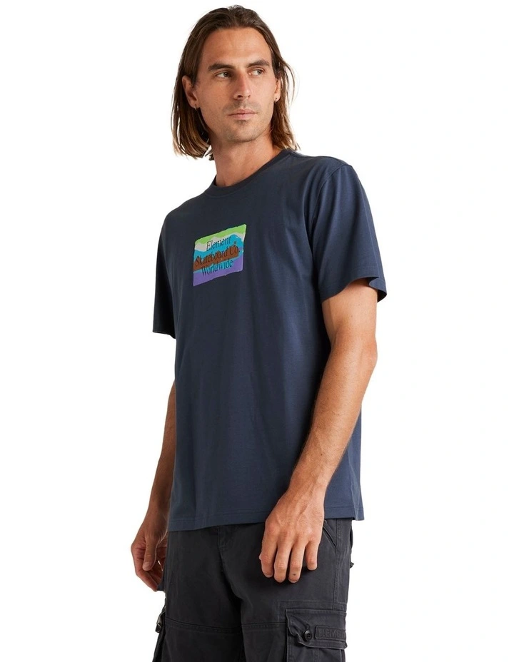 From Here T-shirt in Blue image 3