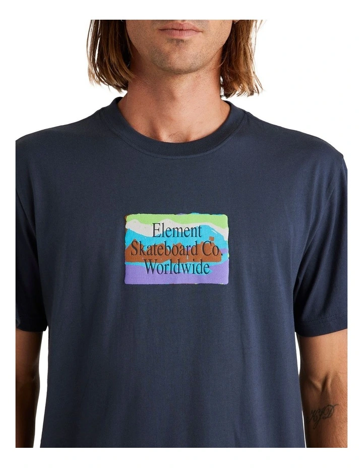 From Here T-shirt in Blue image 4