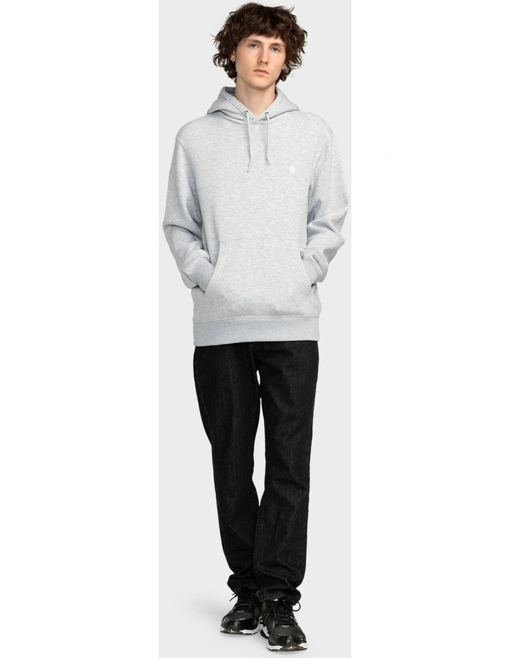 Icon Embroidery Pullover Hoodie in Mid Grey Heather image 5