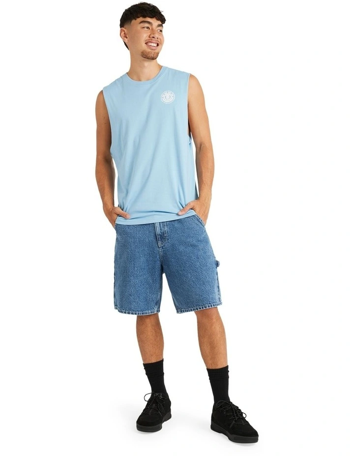 Seal BP Muscle Shirt in Blue image 5