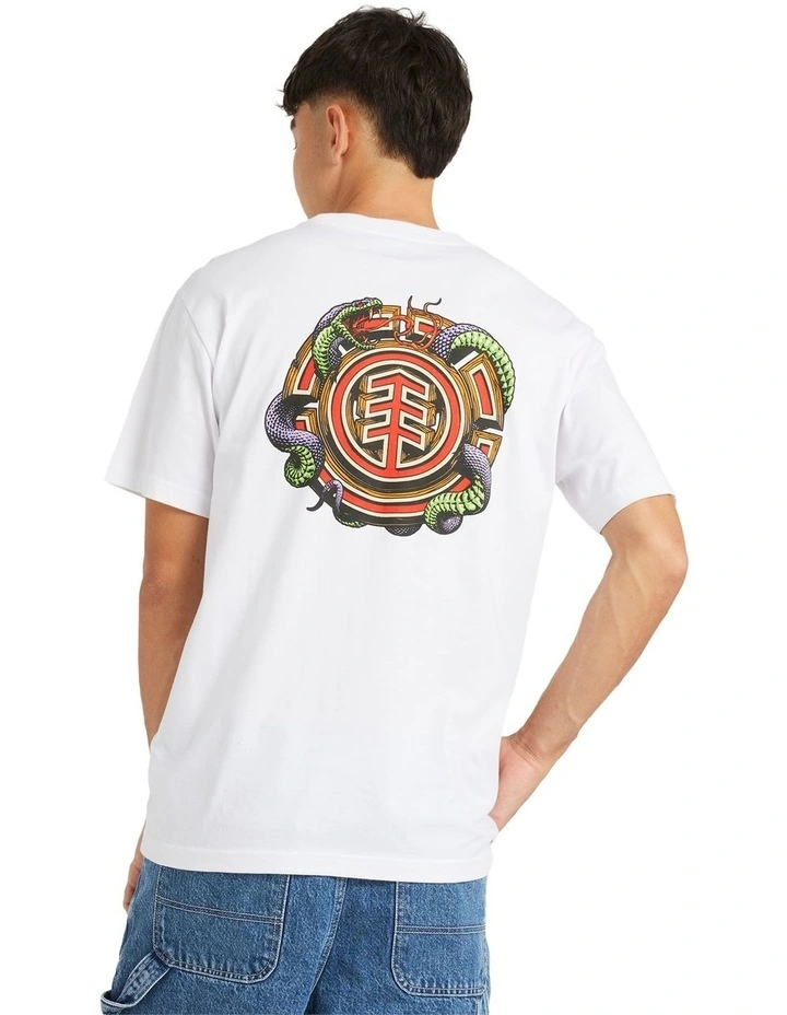 Snake T-shirt in White image 2