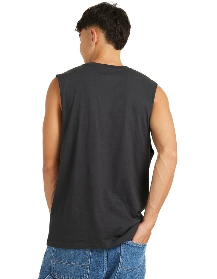 Canyon Muscle Shirt in Black image 2