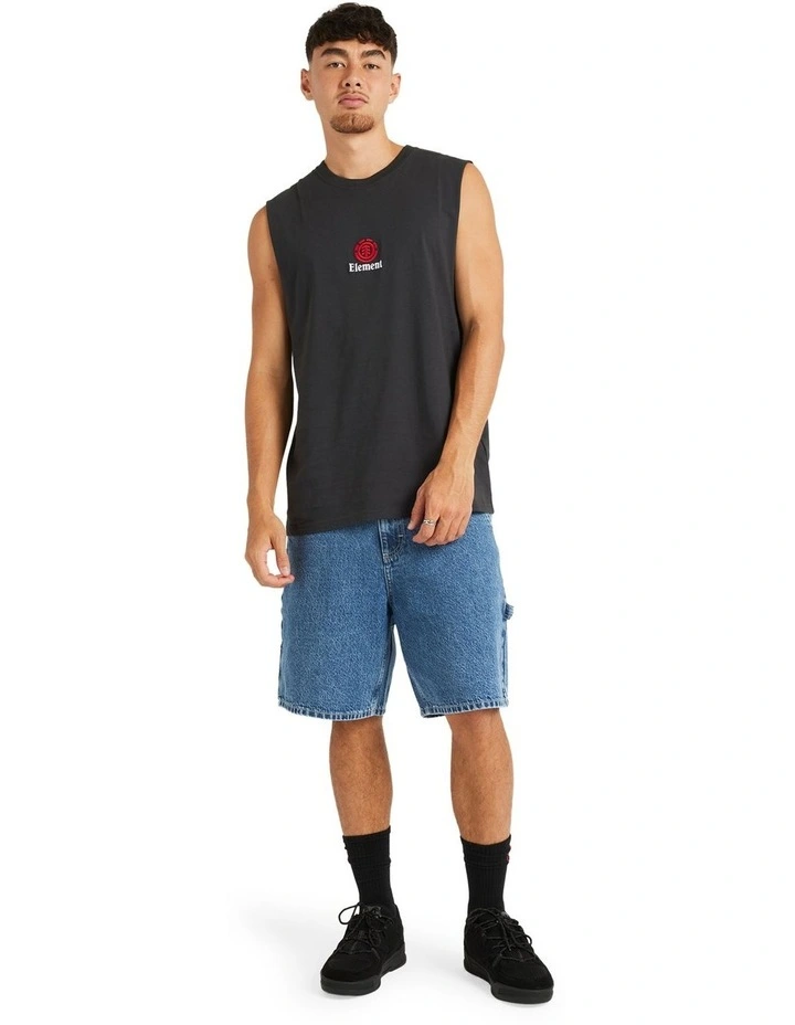 Canyon Muscle Shirt in Black image 5