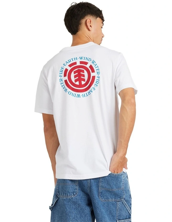 Seal Back T-shirt in White image 2