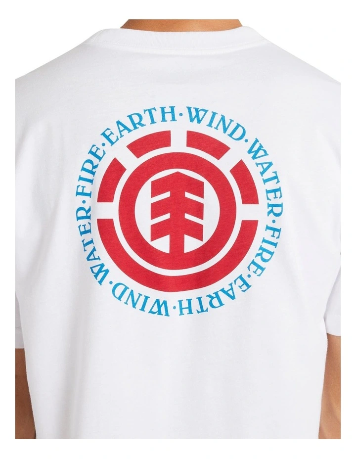 Seal Back T-shirt in White image 4