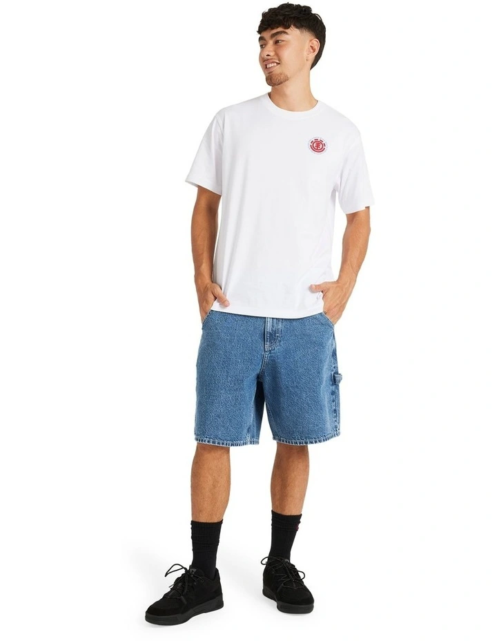 Seal Back T-shirt in White image 5
