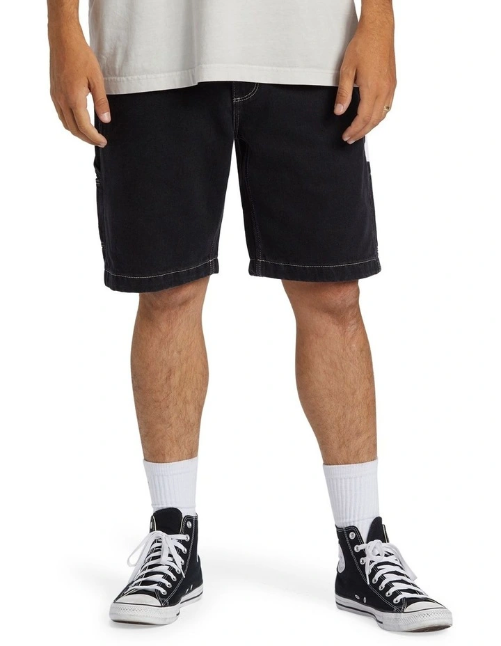 Bad Dog Workwear Immortal Shorts in Black image 1