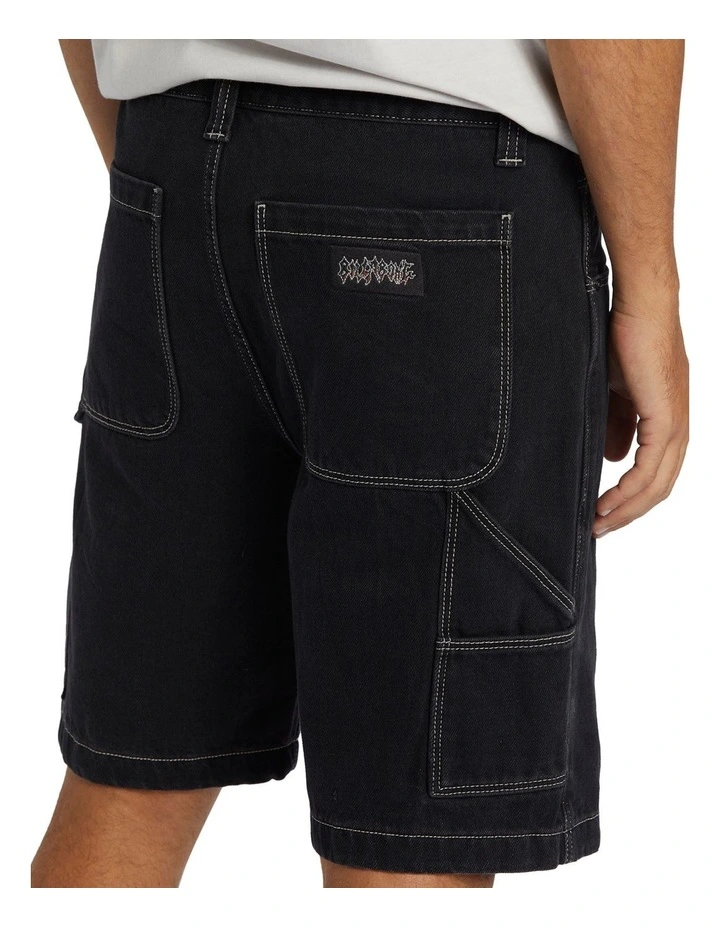 Bad Dog Workwear Immortal Shorts in Black image 4