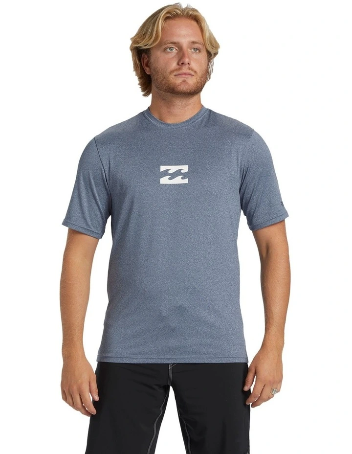 All Day Wave Rash Vest in Navy Heather image 1
