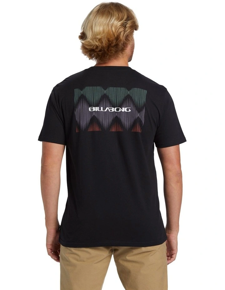 Segment T Shirt in Black image 2