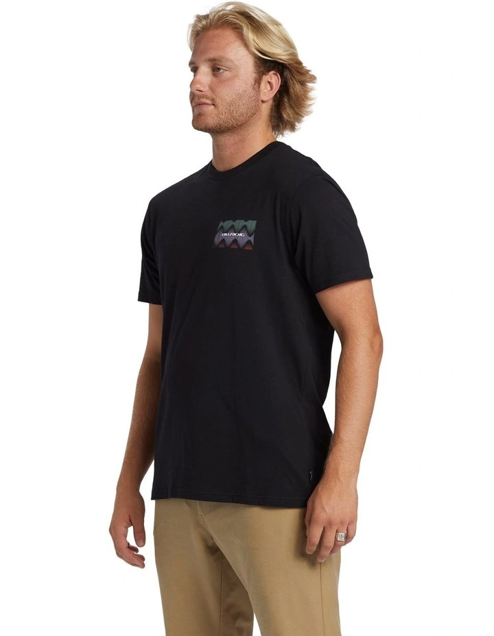 Segment T Shirt in Black image 3