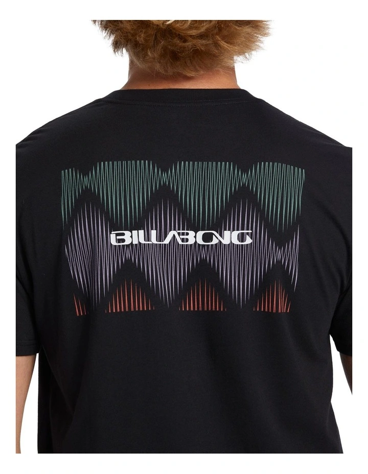 Segment T Shirt in Black image 4