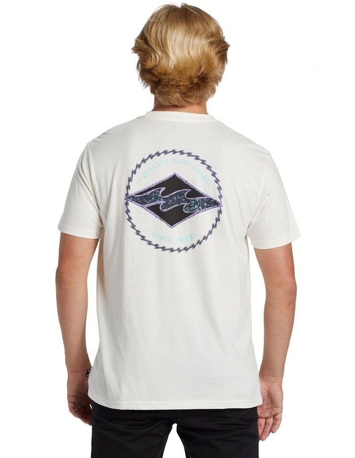 Rotar Diamond T-shirt in Off White image 2