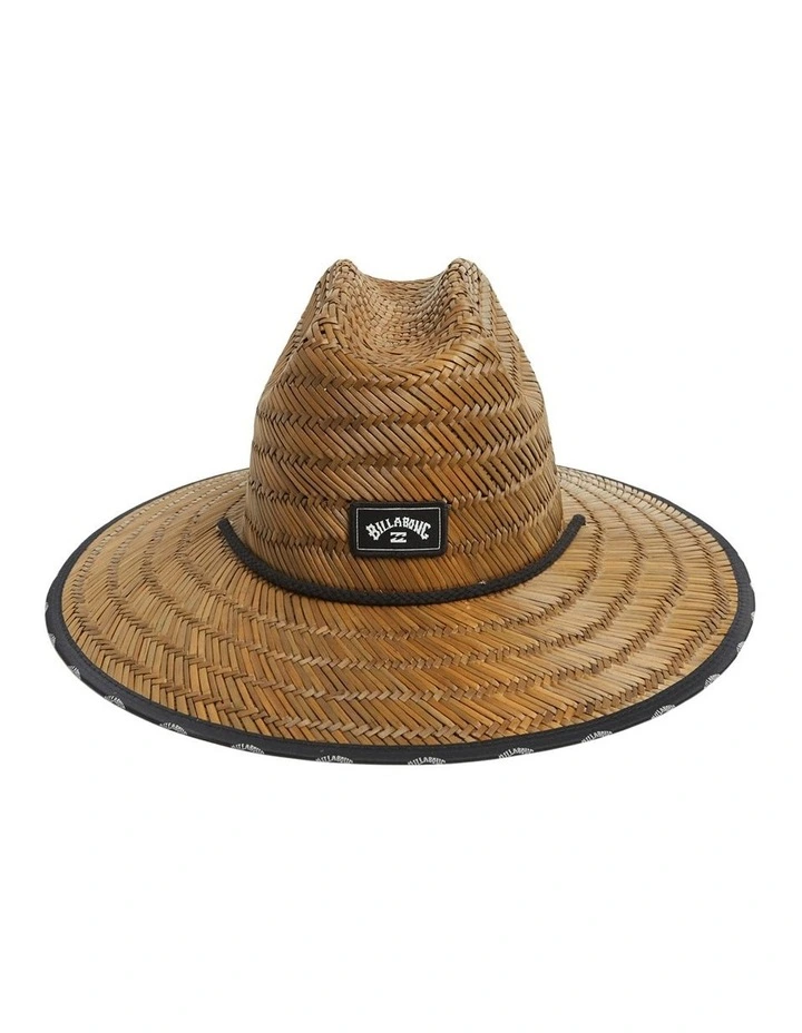 Waves Straw Hat in Brown image 1