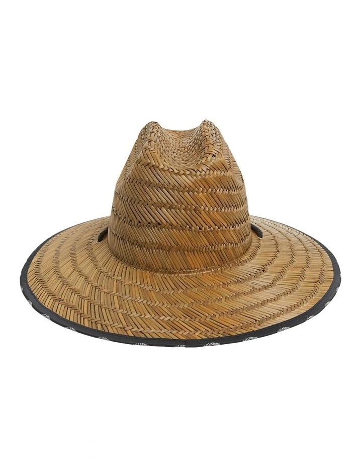 Waves Straw Hat in Brown image 2