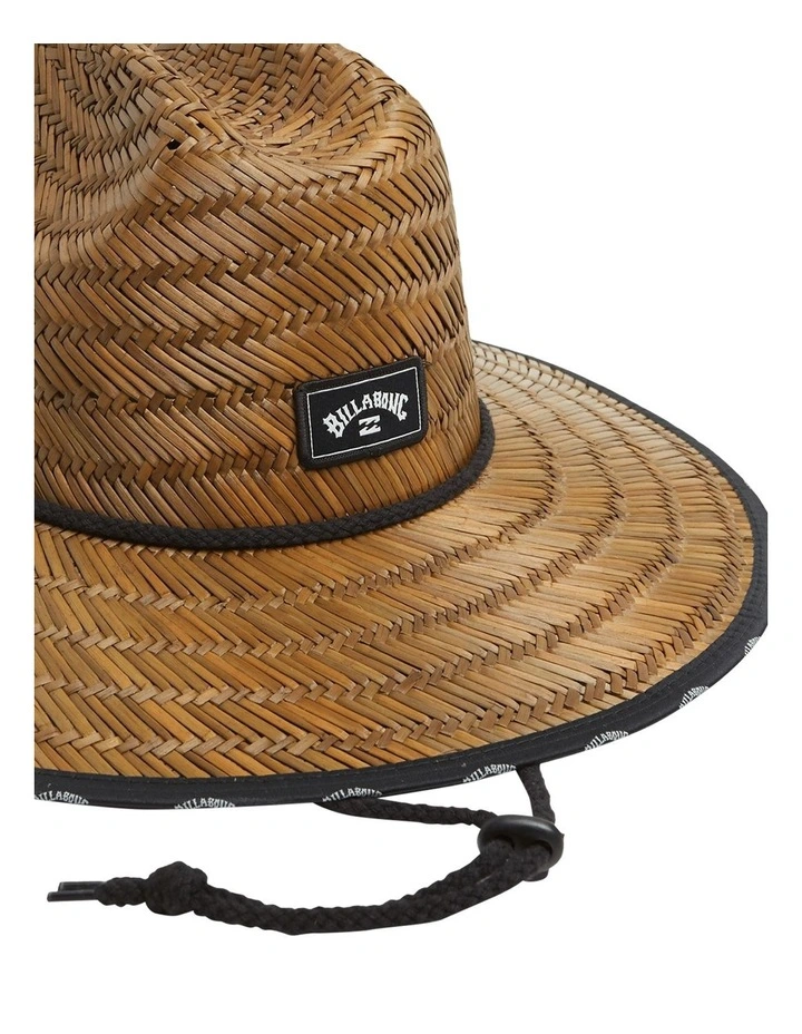Waves Straw Hat in Brown image 3