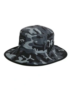 Division Reversible Hat in Black Camo
