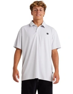 A/Div Polo Shirt in Grey Mist