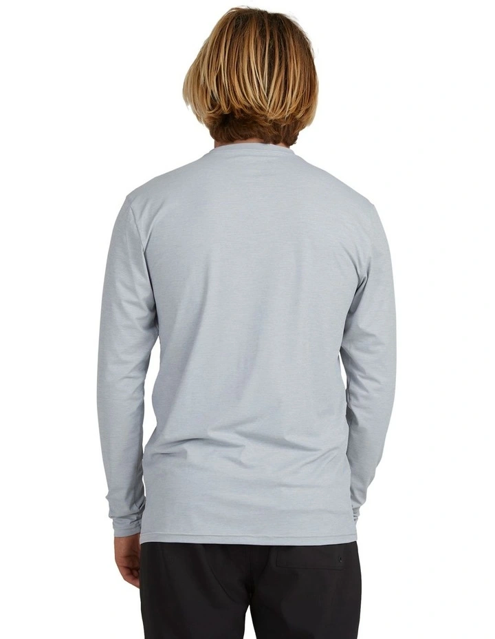 Shoreline Rash Vest in Light Grey Heather image 2