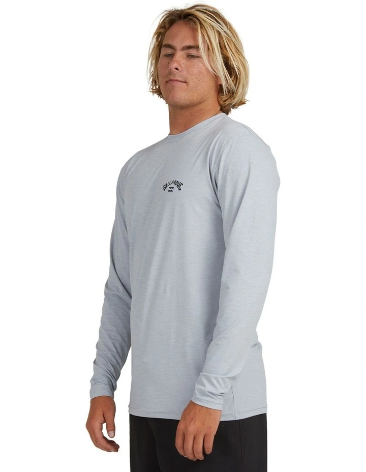 Shoreline Rash Vest in Light Grey Heather image 3