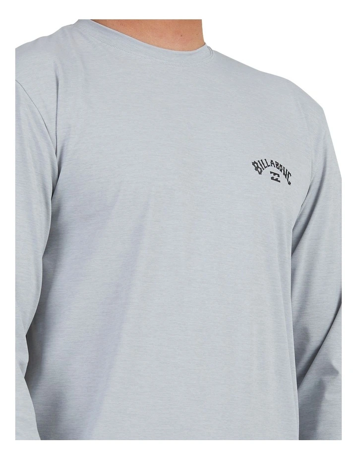 Shoreline Rash Vest in Light Grey Heather image 4