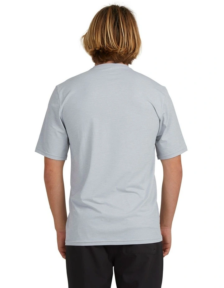 Shoreline Rash Vest in Light Grey Heather image 2