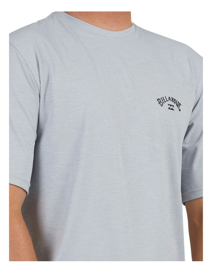 Shoreline Rash Vest in Light Grey Heather image 4