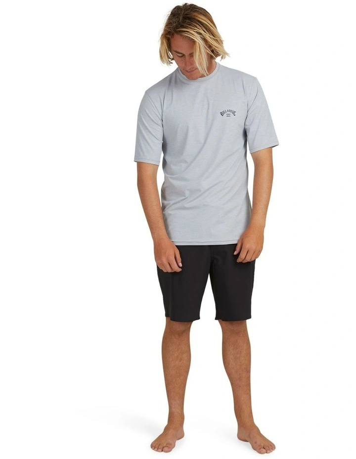 Shoreline Rash Vest in Light Grey Heather image 5